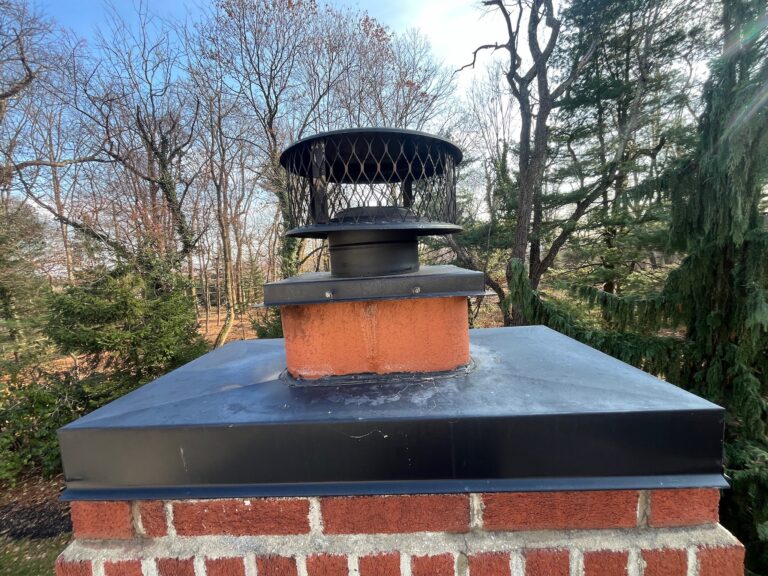 Original Photo- Custom Chimney Covers and Collars-Chimney Cap Builders